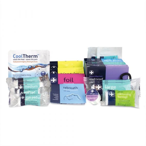 Refill for British Standard Small Workplace First Aid Kit