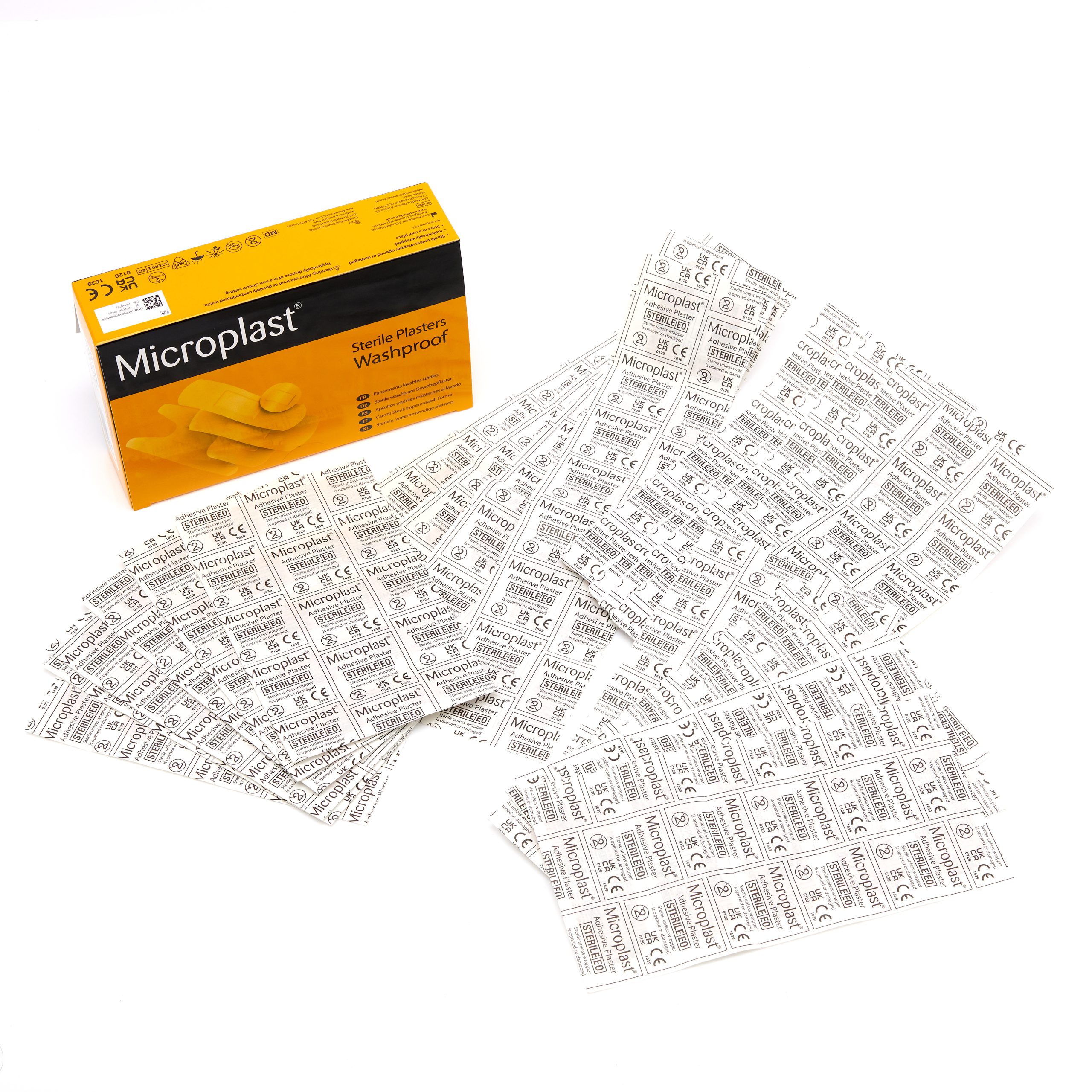 Microplast Assorted Washproof Plasters (Box 100)