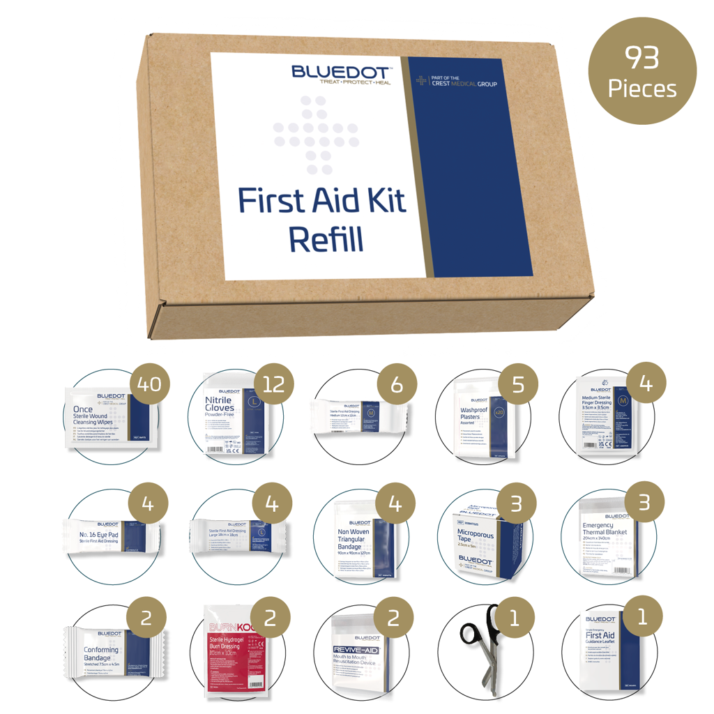 Refill for British Standard Large Workplace First Aid Kit
