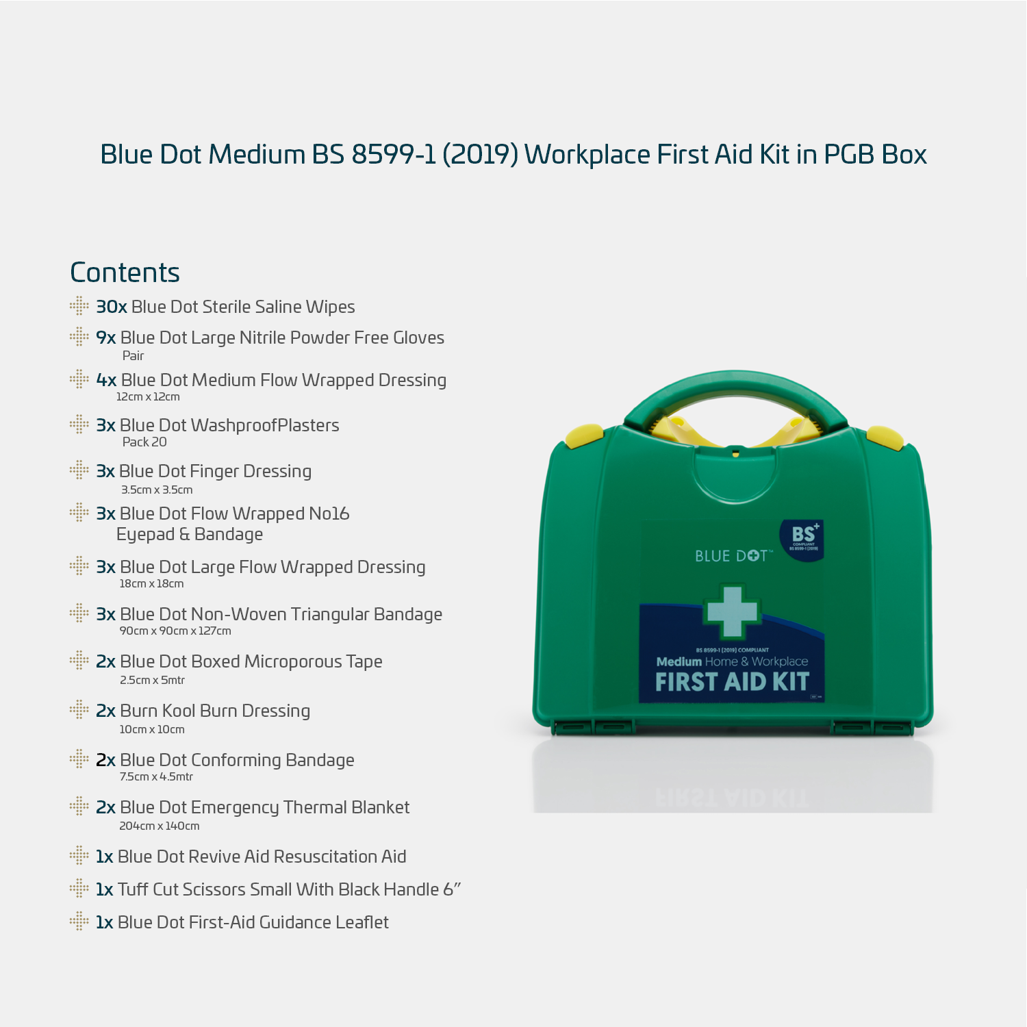 British Standard Medium Workplace First Aid Kit - Image 3