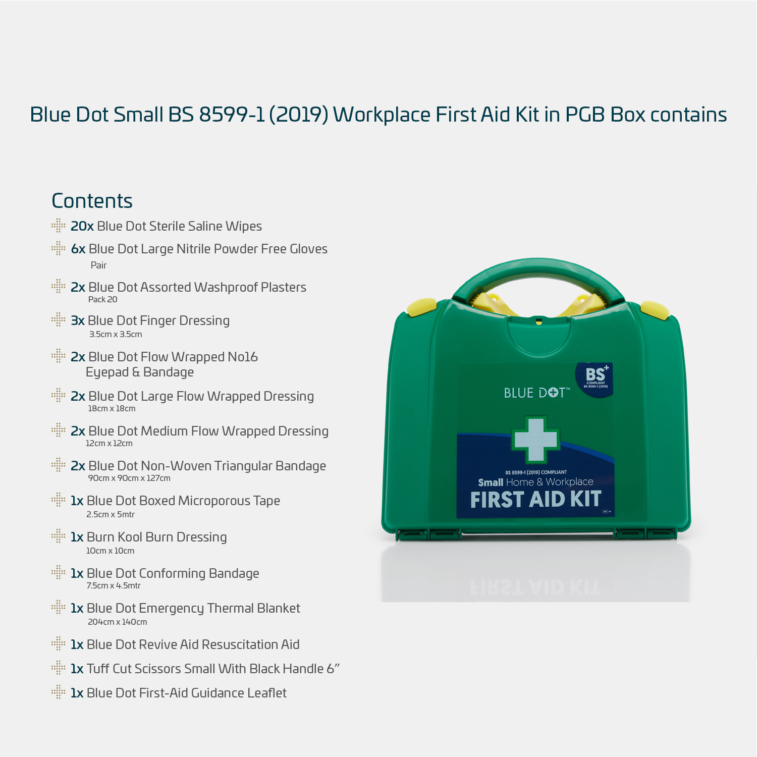 British Standard Small Workplace First Aid Kit - Image 4