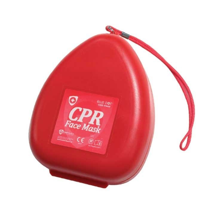 A keychain CPR facemask