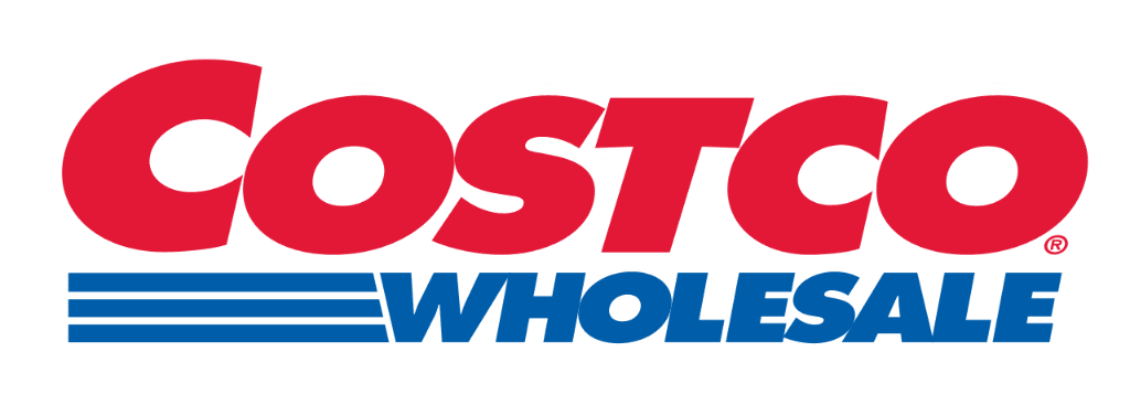 Costco Wholesale logo on a vectored backgroud