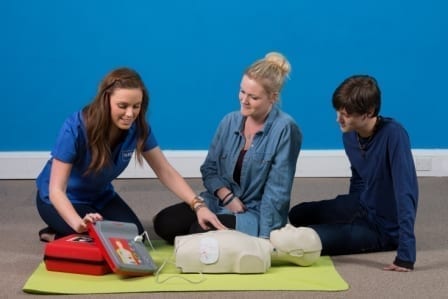 Essential basic Life Support and AED training course form SkillBase First Aid