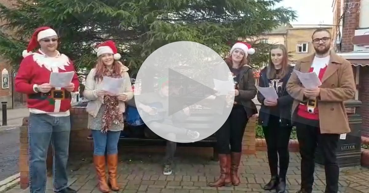 Skillbase first aid staff and their 12 Days of Christmas song.