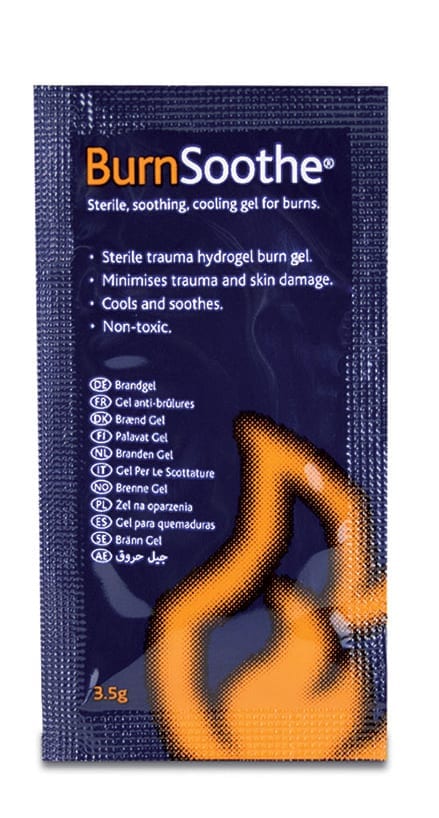 A sachet of burn sooth.