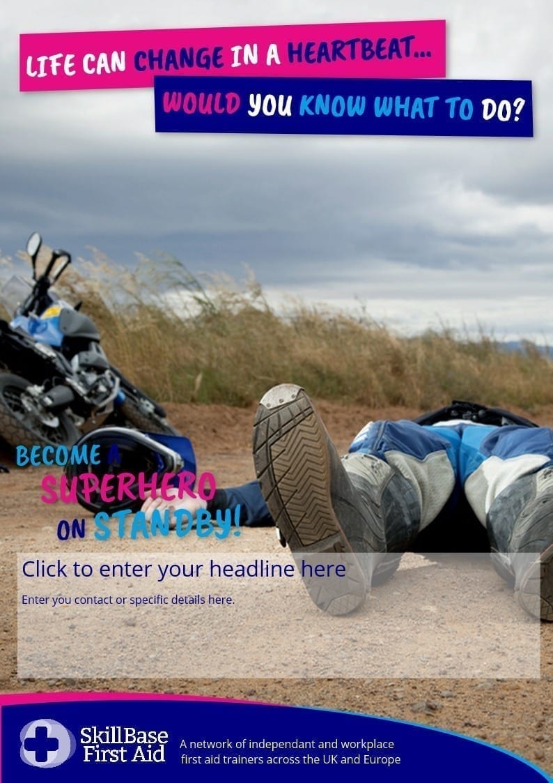 Life Can Change in a Heartbeat Course Promotion Posters