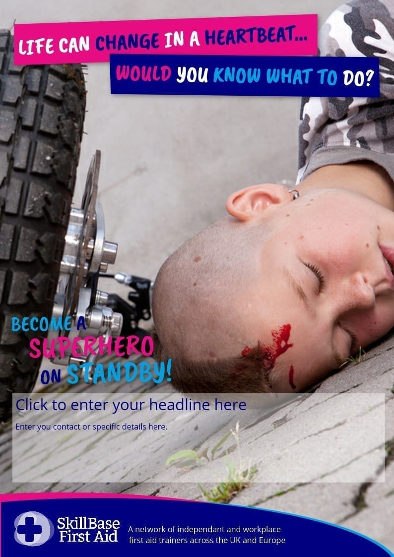 Life Can Change in a Heartbeat Course Promotion Posters