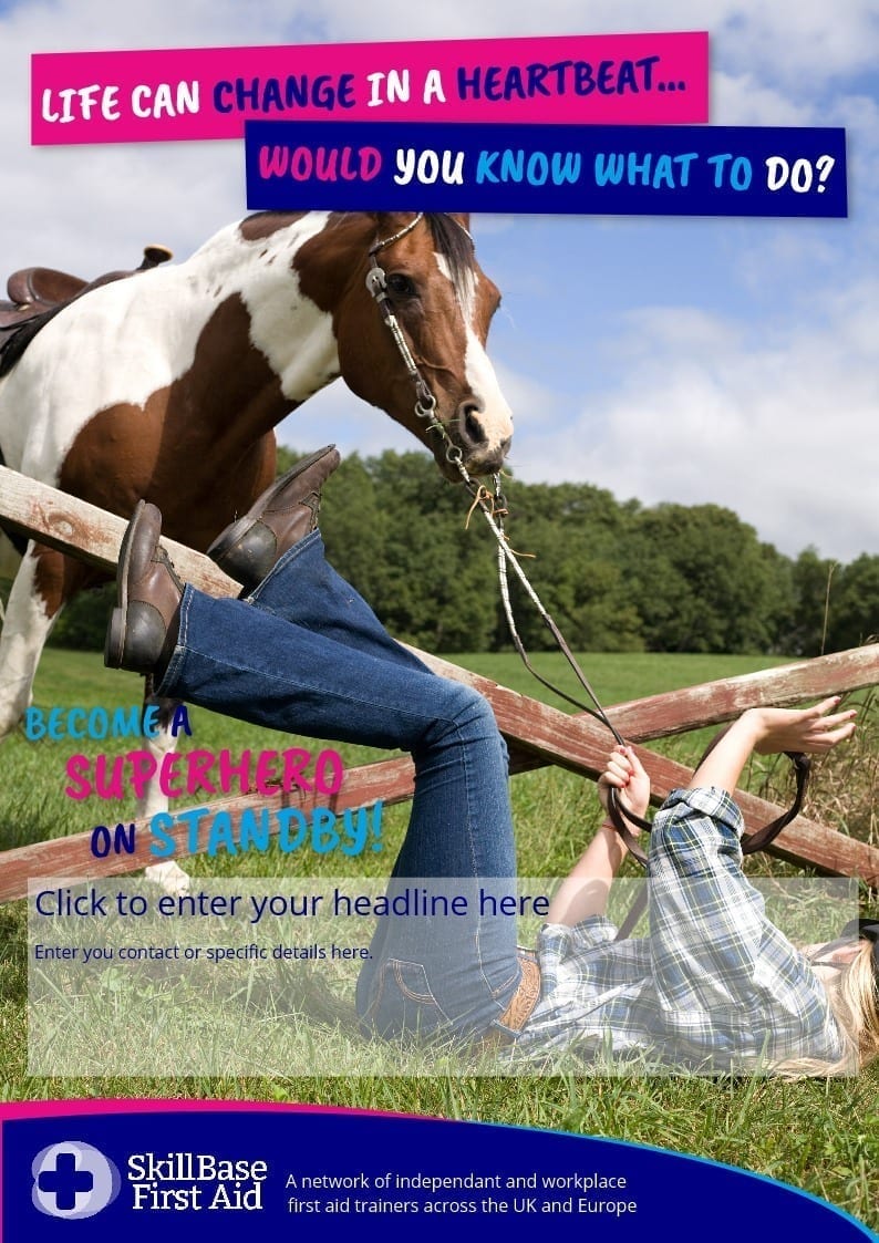 Life Can Change in a Heartbeat Course Promotion Posters