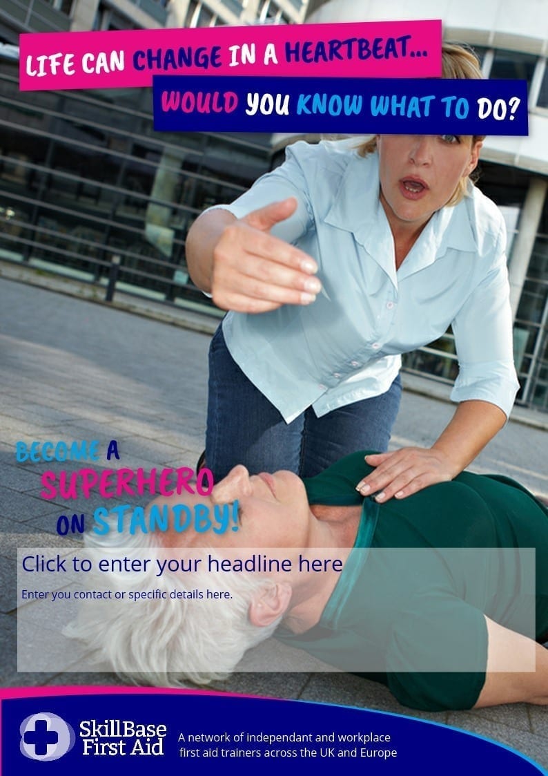 Life Can Change in a Heartbeat Course Promotion Posters