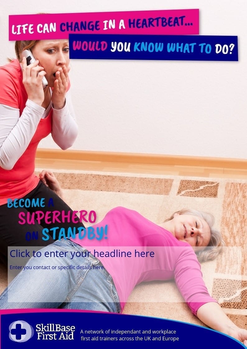 Life Can Change in a Heartbeat Course Promotion Posters