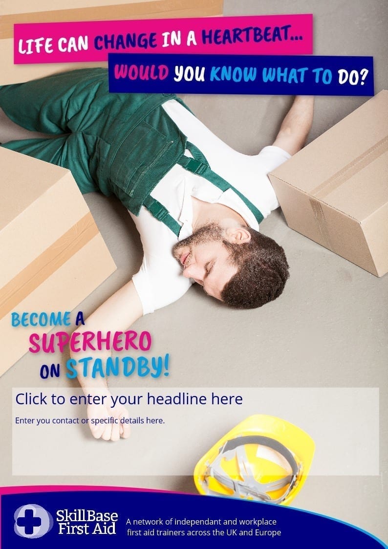 Life Can Change in a Heartbeat Course Promotion Posters