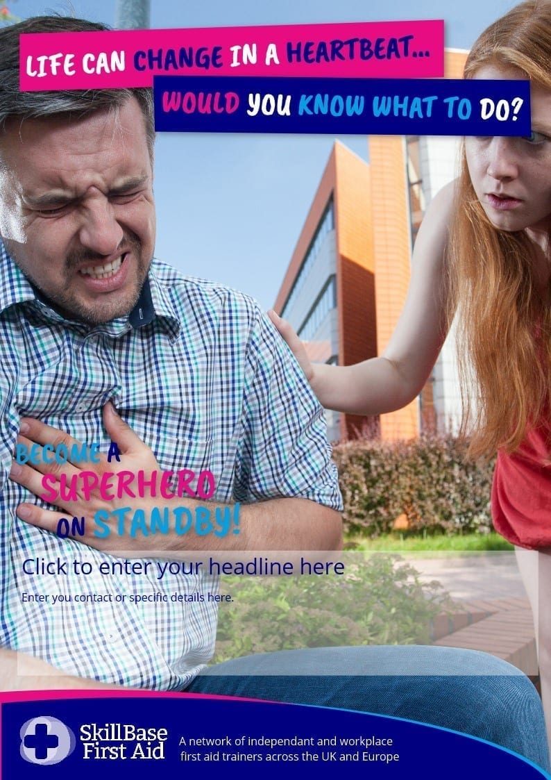 Life Can Change in a Heartbeat Course Promotion Posters