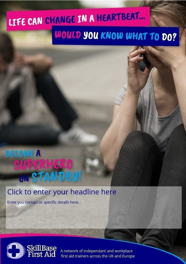 Life Can Change in a Heartbeat Course Promotion Posters