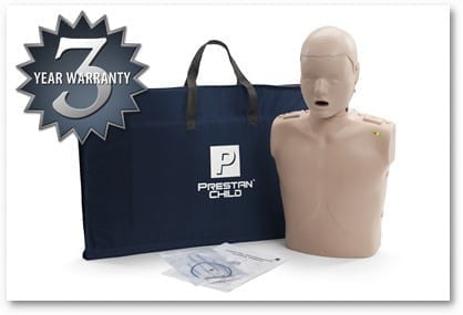 Prestan Professional Child CPR/AED Training Manikin with CPR monitor - includes 10 lung bags