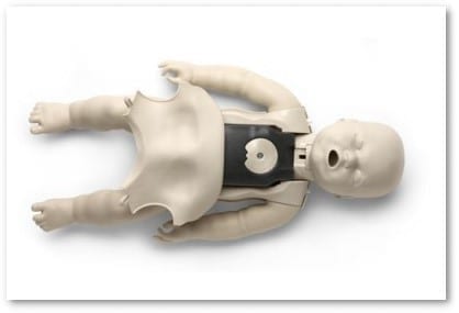 Prestan Professional Infant CPR/AED Training Manikin with CPR monitor - includes 10 lung bags