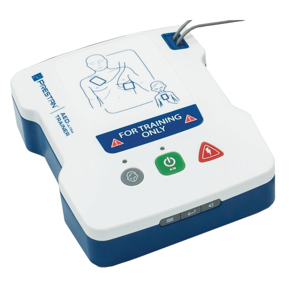 A close up shot of an AED Ultra Trainer