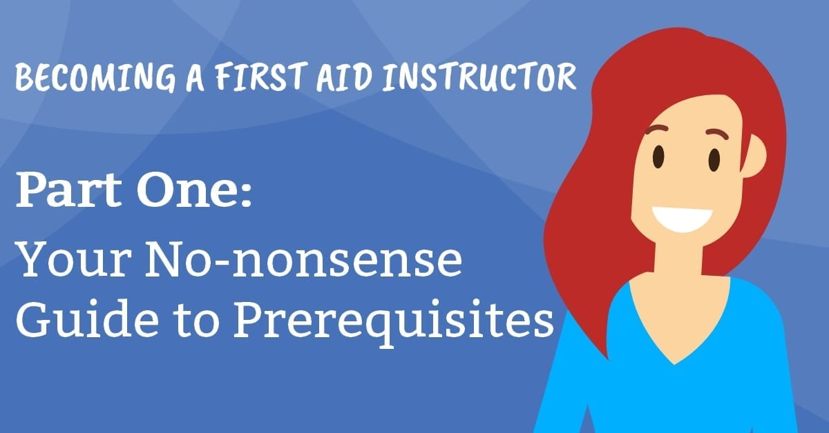A banner for part one: Your No-nonsense guide to prerequisites. With a cartoon lady on a skillbase background