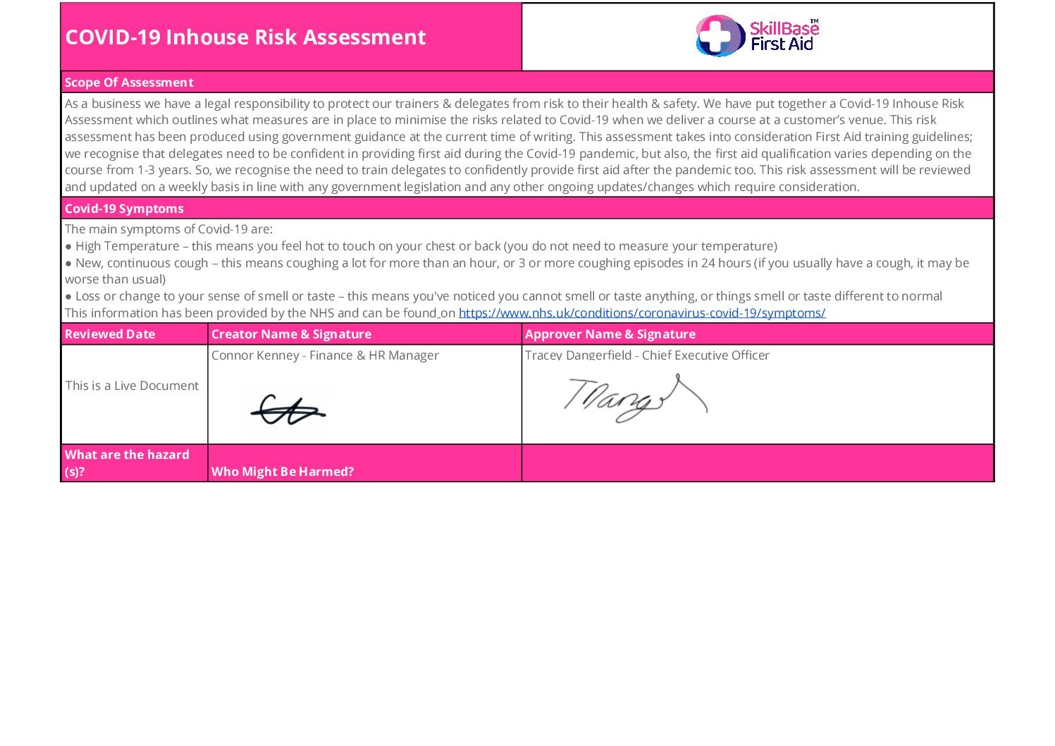 SkillBase First Aid