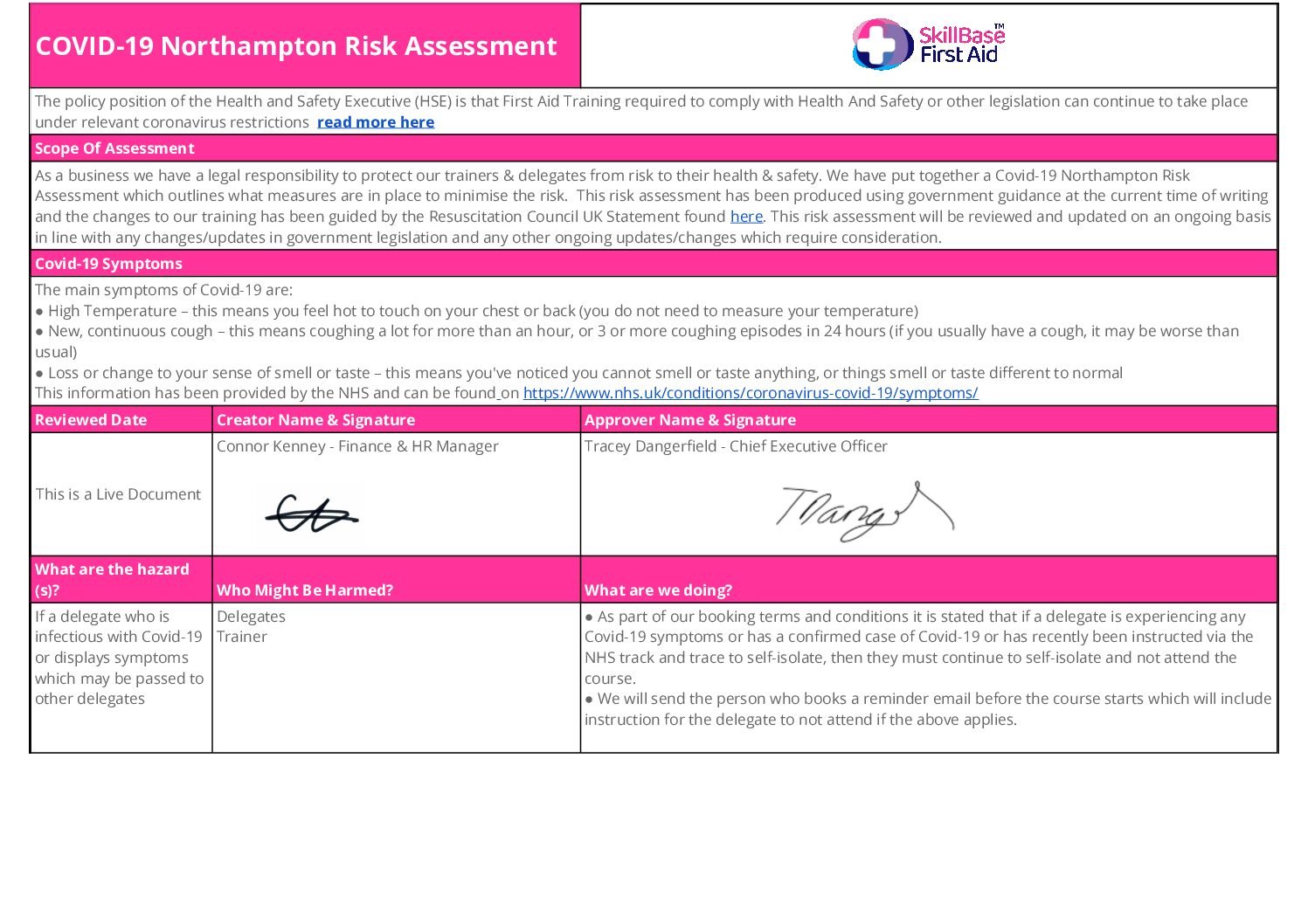 SkillBase First Aid