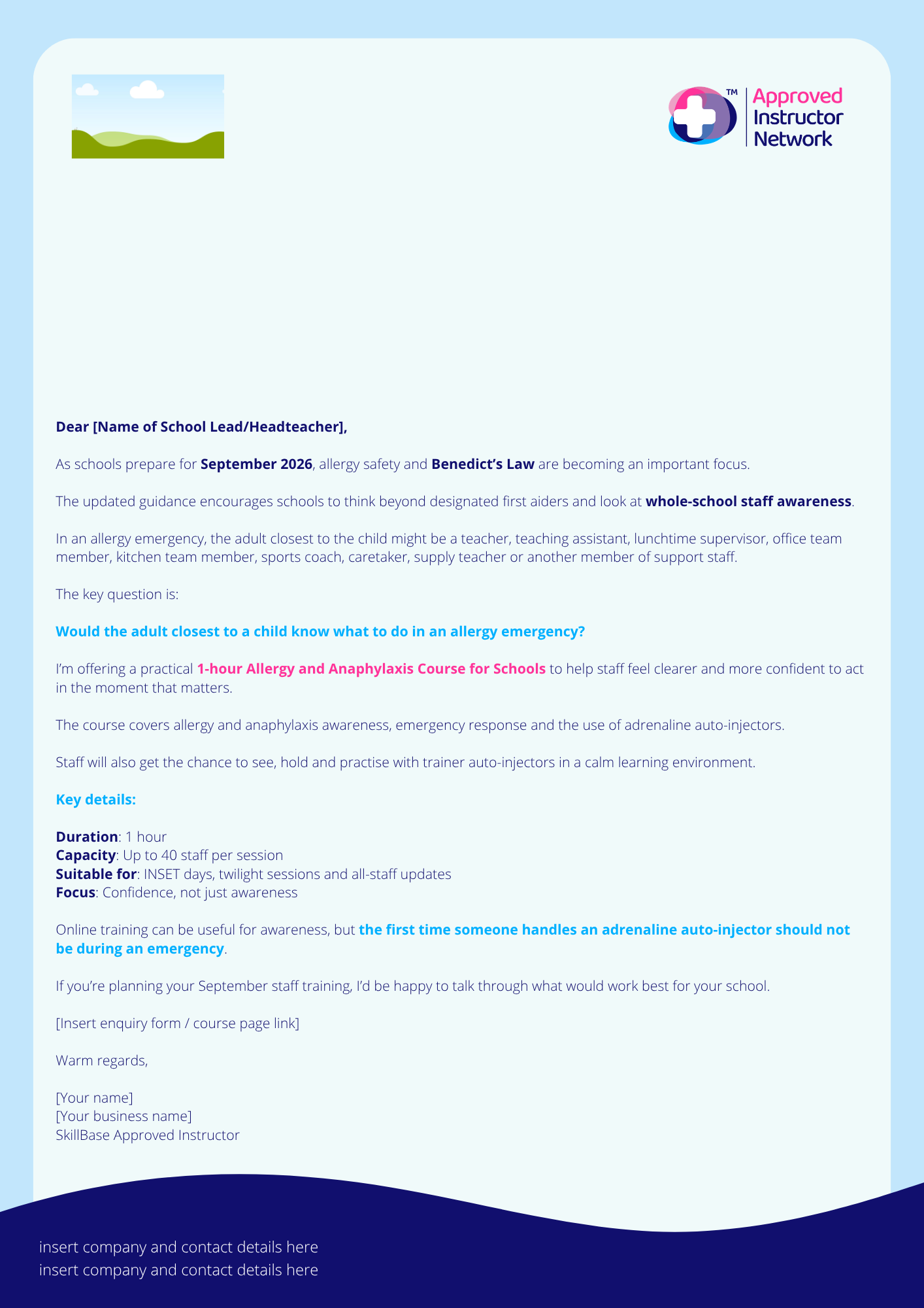 SkillBase First Aid