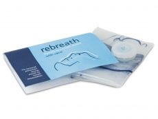 A Rebreath mouth to mouth device with instructional booklet