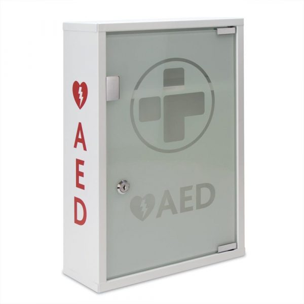 AED Metal Wall Cabinet with Glass Door