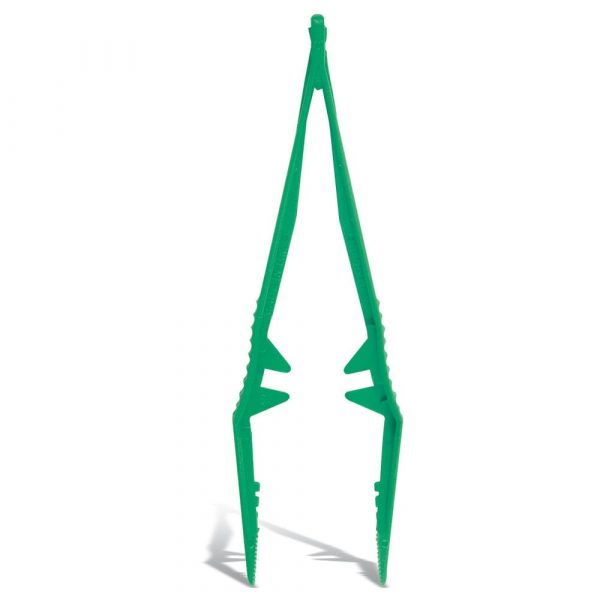 Green sterile tweezers